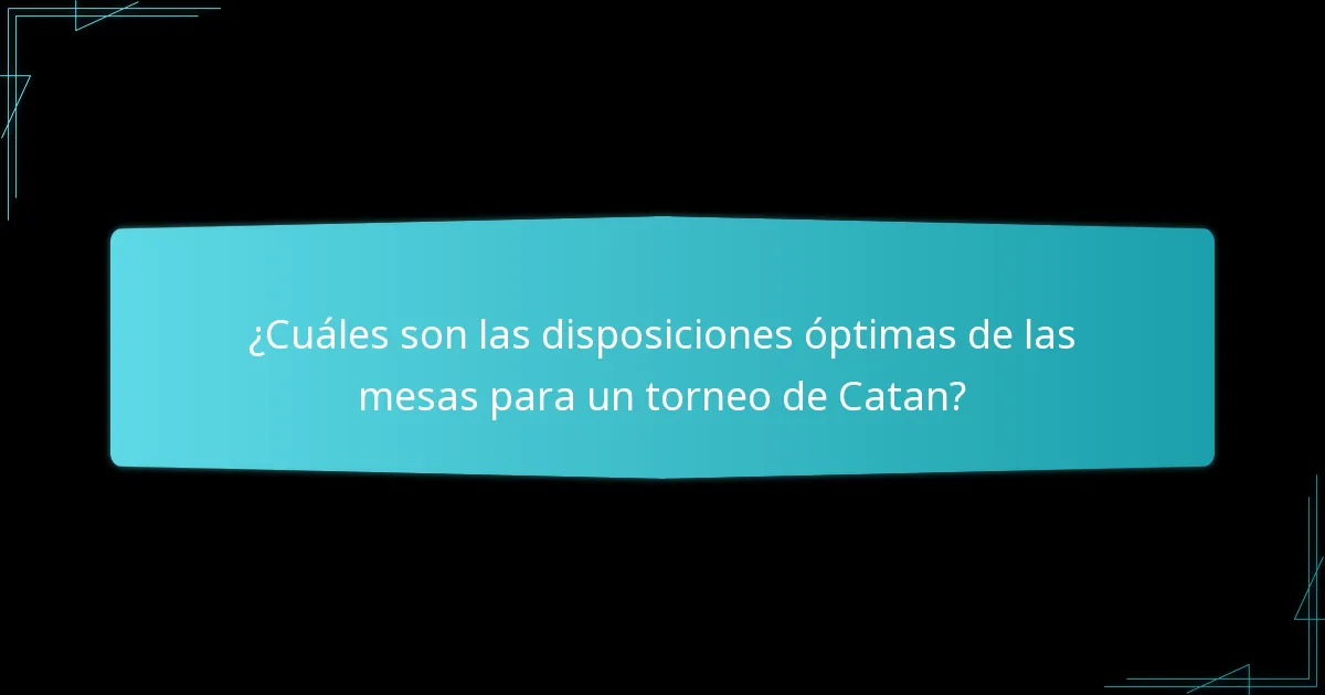 ¿Cuáles son los errores comunes en la organización de torneos de Catan?