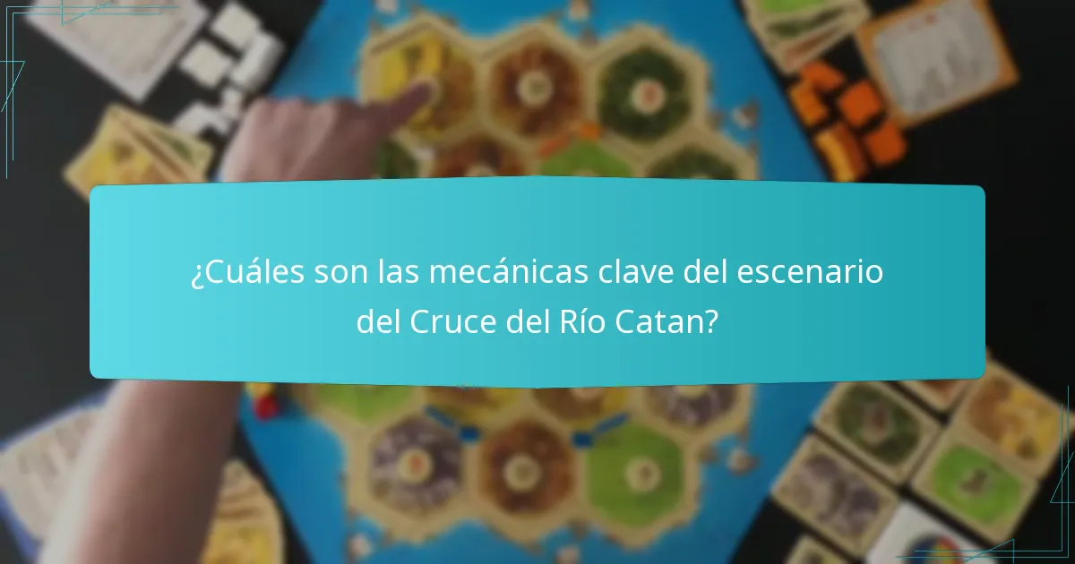 ¿Cómo se compara el Cruce del Río Catan con otros escenarios?