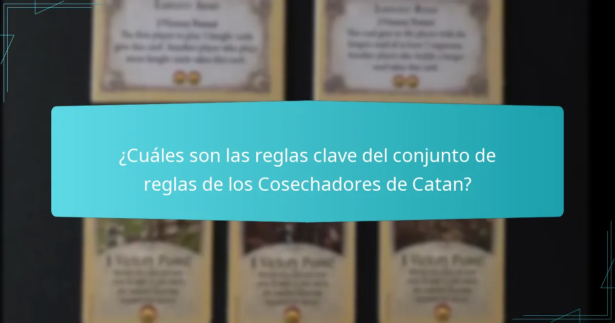¿Cómo difiere el flujo de juego en Catan Cosechadores?