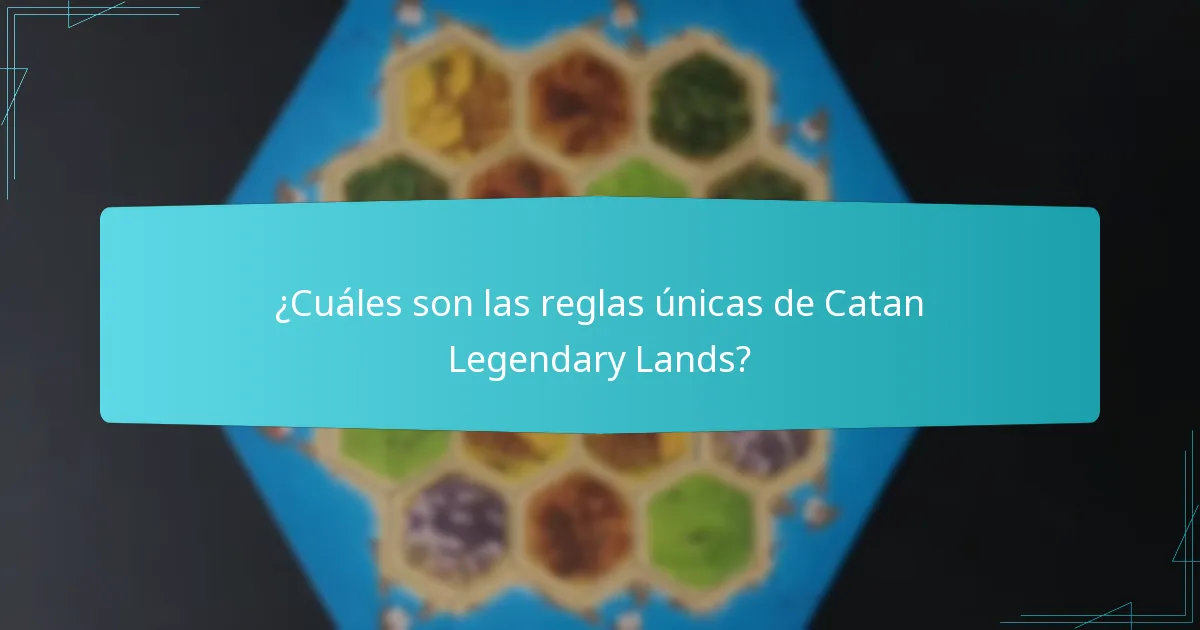 ¿Cómo se compara Catan Legendary Lands con otras variantes de Catan?